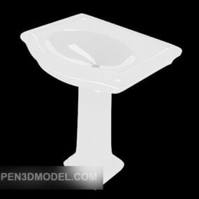 Vertical Home Washbasin 3d model