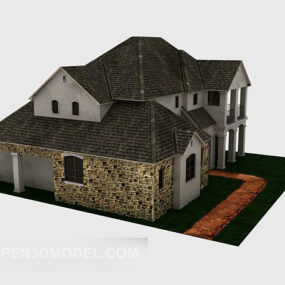 Europees vintage villa 3D-model