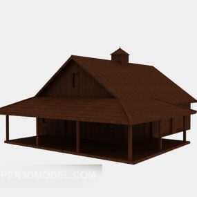 Winter House 3d model