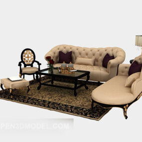 Vintage Combination Sofa 3d model