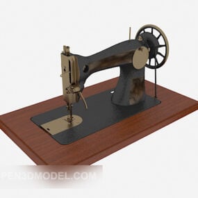 Vintage Sewing Machine 3d model