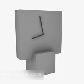 素朴な壁掛け時計3Dモデル