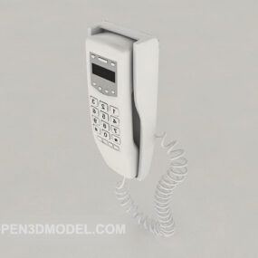 Veggmontert Telefon 3d-modell