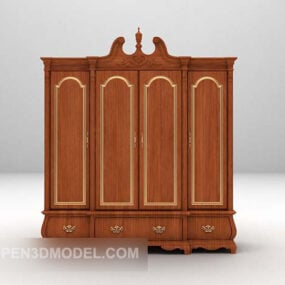 Classic Wardrobe Furniture 3d model