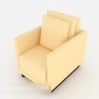 Warm Yellow Single Sofa