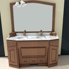Wash Basin Mirror Headlight 3d model
