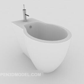 Umywalka, czysty basen Model 3D