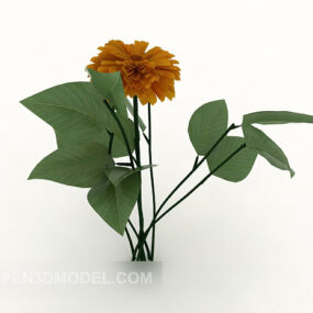 Ver modelo 3d de planta verde