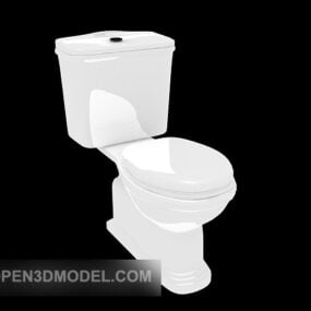 مدل 3 بعدی فلاش یونیت توالت آبی