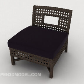 Weaving Single Lounge Chair 3d-modell