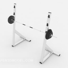 Equipo de levantamiento de pesas Equipo de gimnasio modelo 3d