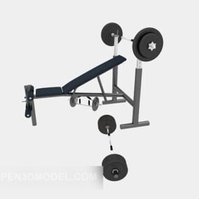 Τρισδιάστατο μοντέλο εξοπλισμού γυμναστικής για άρση βαρών