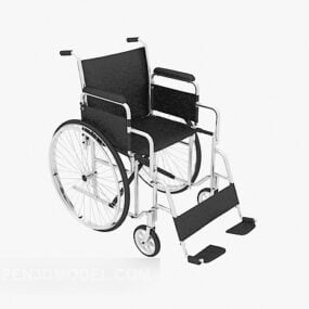 Sedia a rotelle per disabili modello 3d