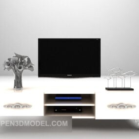 White European Tv Cabinet Furniture 3d model