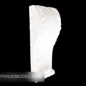 Valkoinen European Small Component 3D-malli