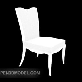 White European Style Dining Chair 3d model