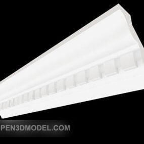 Dekoracja narożna linii gipsowej Białego Domu Model 3D