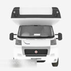 Witte vrachtwagen 3D-model downloaden