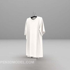 White Dress Fashion V1 3d model