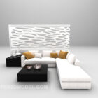 White Field Multi-seaters Sofa Furniture
