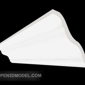 White Gypsum Corner 3d model