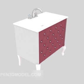 Armoire de bain White Home modèle 3D