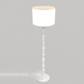 White Home Floor Lamp 3d model