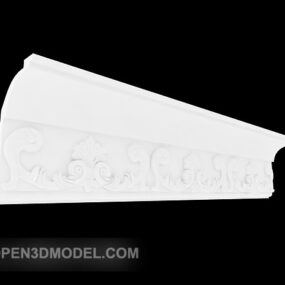 White Interior Component 3d model