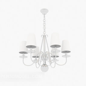 Luster Circle Carved Shade 3d-modell