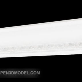 White Plaster Line 3d model