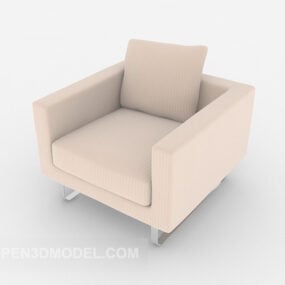 White Square Sofa 3d model