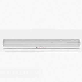 White Suspended Air Conditioning 3d model