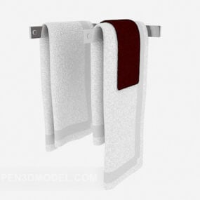व्हाइट वॉश तौलिया 3डी मॉडल