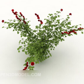 Wild Flower Plant 3d model