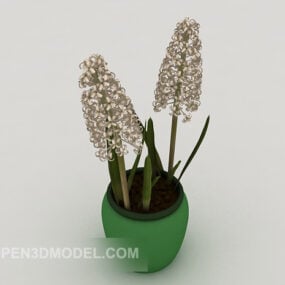 Wind Letter Son Green Potted 3d model