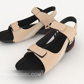 Sandalias de mujer Zapatos modelo 3d