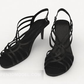Women’s Thin Heel Edalies 3d model