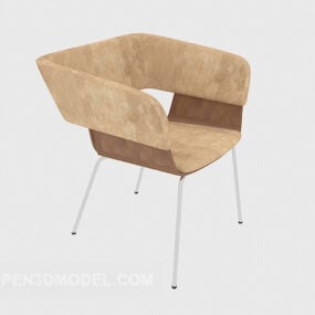 Wood Creative Chair Modernism 3d model