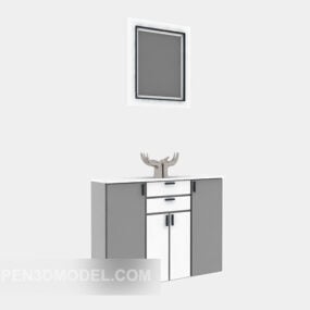 Wood Clearance Cabinet 3d model