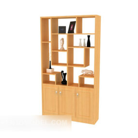 خزانة عرض خشبية حديثة من Bogu نموذج ثلاثي الأبعاد