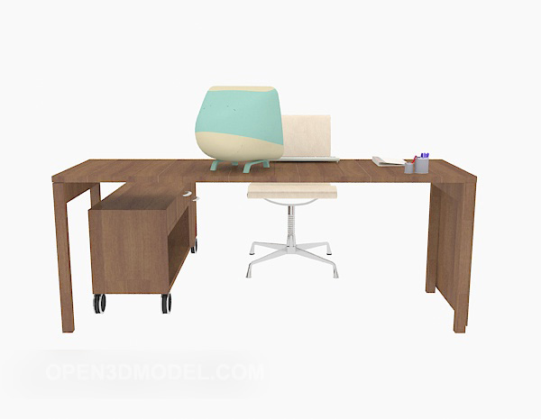 Wood Office Table