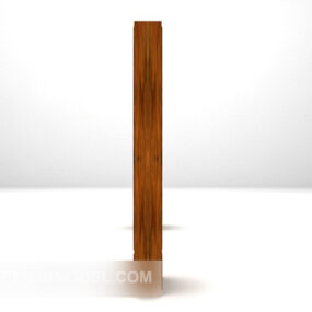 پارتیشن مبلمان چوبی مدل سه بعدی