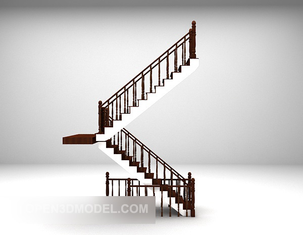 Ahşap Merdiven Ev Tasarımı