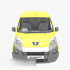 Yellow Peugeot Car