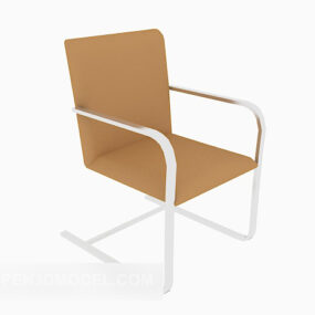Gul Back Office Chair 3d-modell