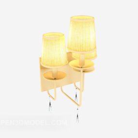 Gele Home Style Wandlamp 3D-model