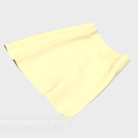 Yellow Skirt 3d model