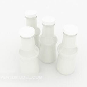 Butelka jogurtu Model 3D