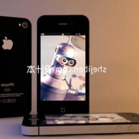Iphone 4s Concept Telefon 3d-model