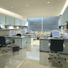 โมเดล 3 มิติของ Office Indoor Essence Space